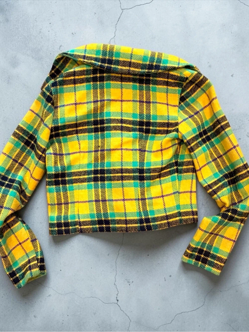 AS IF… Vintage Y2K JPs Cropped Yellow Jacket. Major Clueless Vibes! Size 3